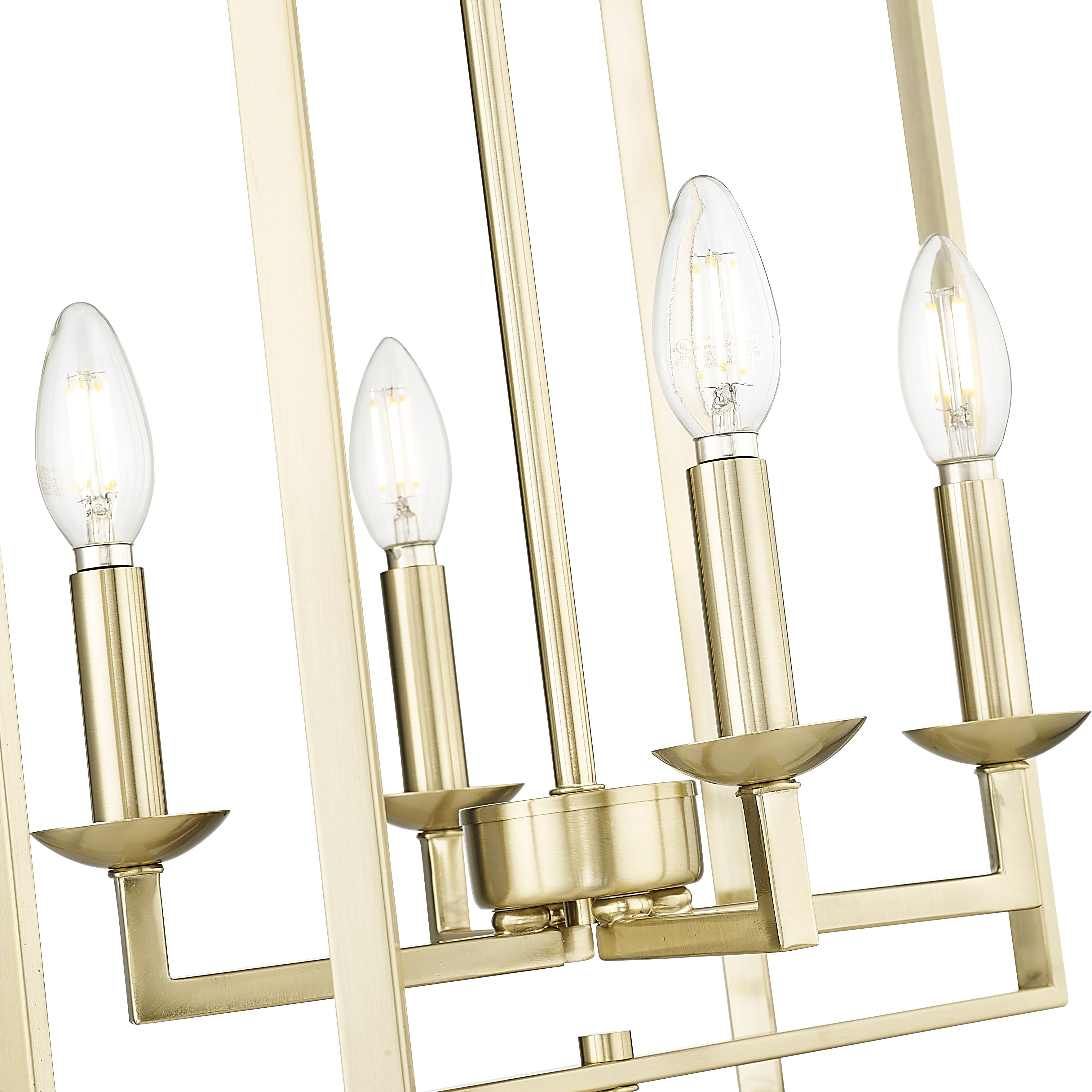 Nellis 4 Light 20 inch Modern Gold Pendant Ceiling Light
